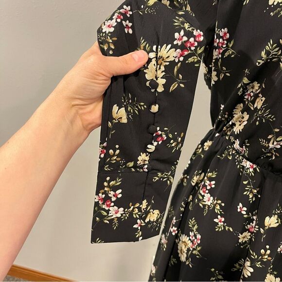 Promesa long sleeve floral mini dress size small - Picture 3 of 14